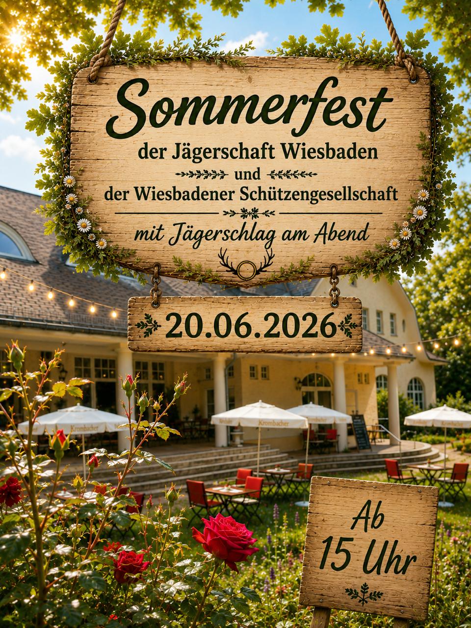 Nuer Haupteingang Wiesbadener Schützengesellschaft